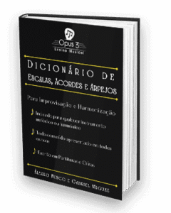 Capa do Dicionário de Escalas, Acordes e Arpejos
