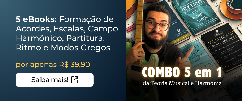 Combo 5 em 1 da Teoria Musical e Harmonia